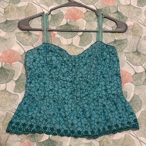 American Eagle Y2K corseted spaghetti straps